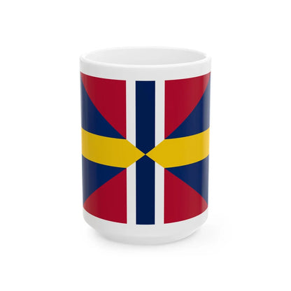 Jack of Sweden and Norway 1844-1905 (Estonia) White Coffee Mug 15oz - Go Mug Yourself