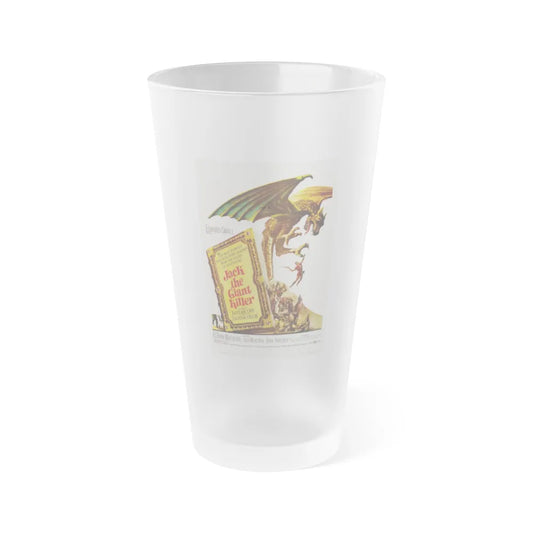 JACK THE GIANT KILLER 1962 Movie Poster - Frosted Pint Glass 16oz-16oz-Frosted-Go Mug Yourself