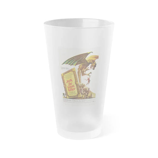 JACK THE GIANT KILLER 1962 Movie Poster - Frosted Pint Glass 16oz 16oz Frosted - Go Mug Yourself