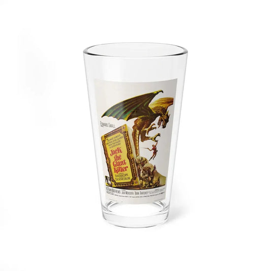 JACK THE GIANT KILLER 1962 Movie Poster - Pint Glass 16oz 16oz - Go Mug Yourself