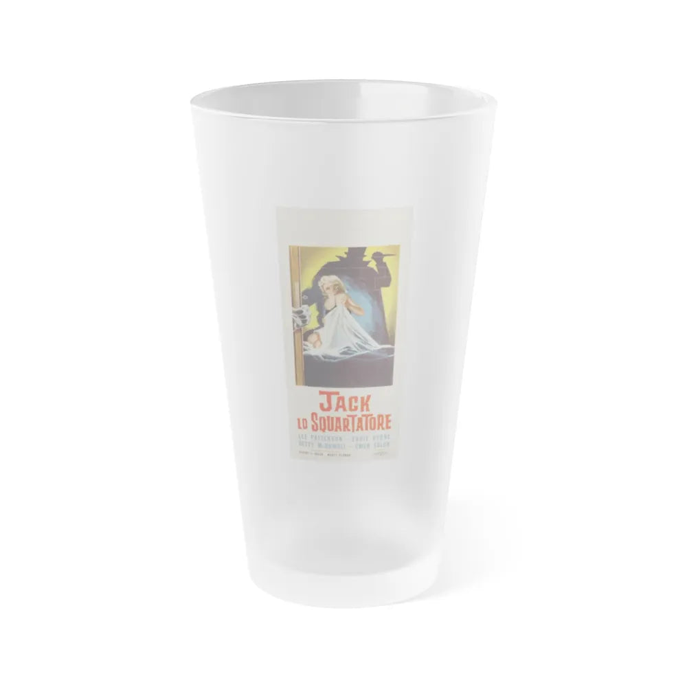 JACK THE RIPPER (ITALIAN) 1959 Movie Poster - Frosted Pint Glass 16oz-16oz-Frosted-Go Mug Yourself