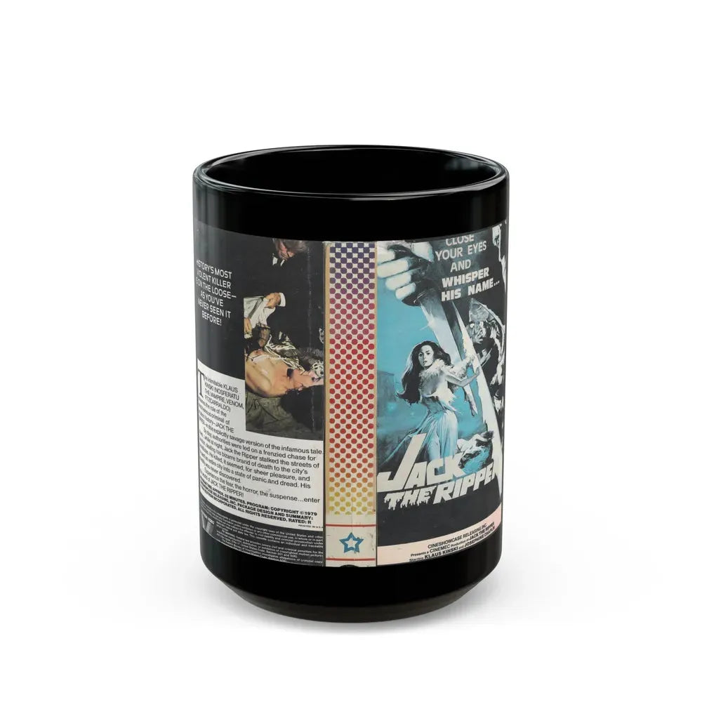 JACK THE RIPPER (VHS COVER) - Black Coffee Mug 15oz - Go Mug Yourself