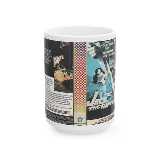 JACK THE RIPPER (VHS COVER) - White Coffee Mug 15oz - Go Mug Yourself
