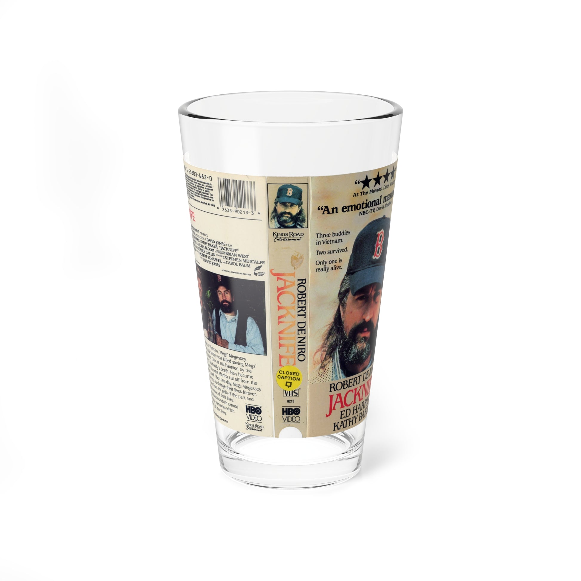 JACKNIFE (VHS COVER) Pint Glass 16oz-16oz-Go Mug Yourself