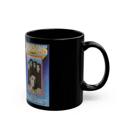 JACKSON 5 IN CONCERT (VHS COVER) - Black Coffee Mug - Go Mug Yourself