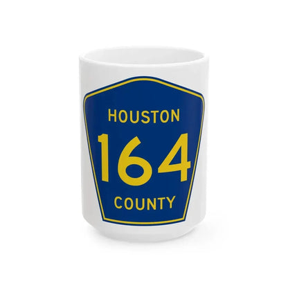 Jackson County 164 (Florida) (Road Sign) White Coffee Mug 15oz - Go Mug Yourself