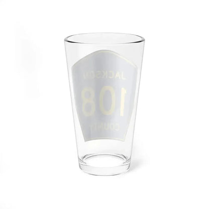 Jackson County Route 108 AL (Alabama) (Road Sign) Pint Glass 16oz - Go Mug Yourself