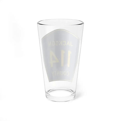 Jackson County Route 114 AL (Alabama) (Road Sign) Pint Glss 16oz - Go Mug Yourself