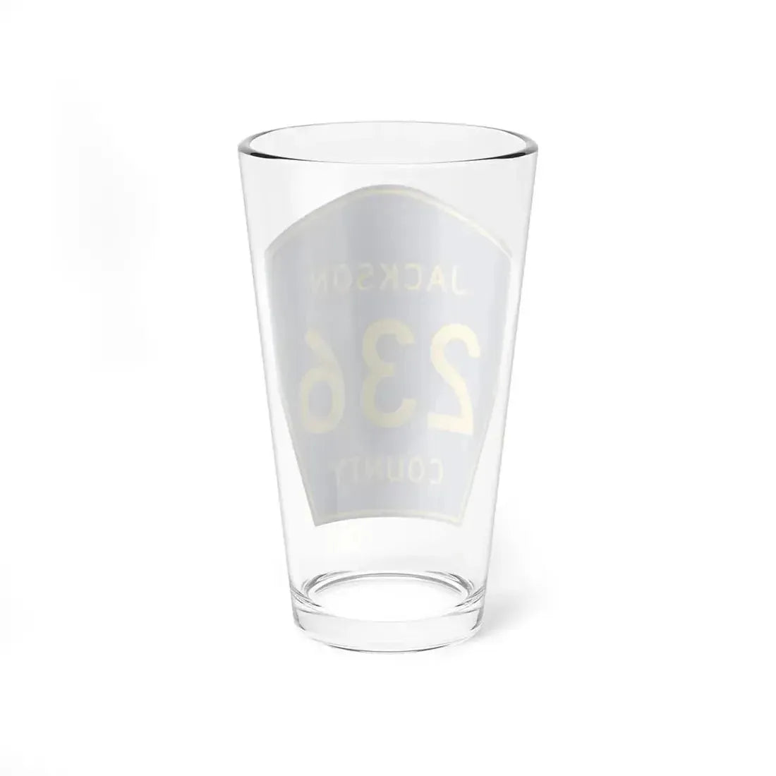 Jackson County Route 236 AL (Alabama) (Road Sign) Pint Glass 16oz - Go Mug Yourself