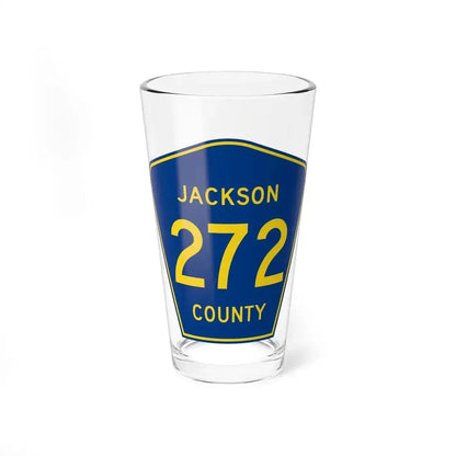 Jackson County Route 272 AL (Alabama) (Road Sign) Pint Glass 16oz 16oz - Go Mug Yourself