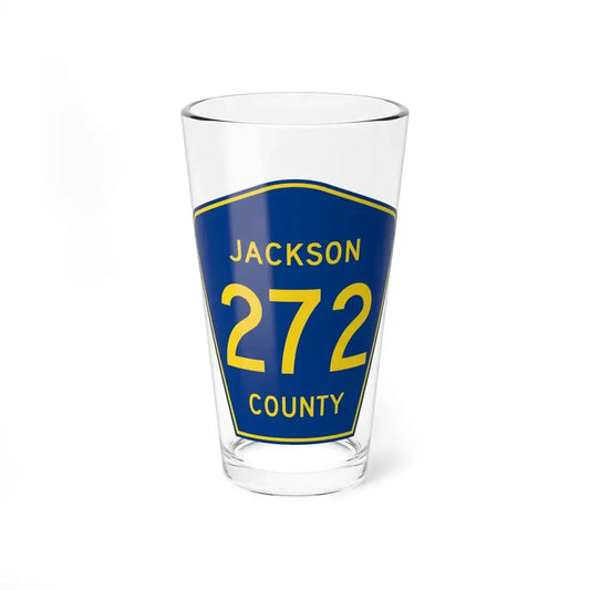 Jackson County Route 272 AL (Alabama) (Road Sign) Pint Glss 16oz 16oz - Go Mug Yourself