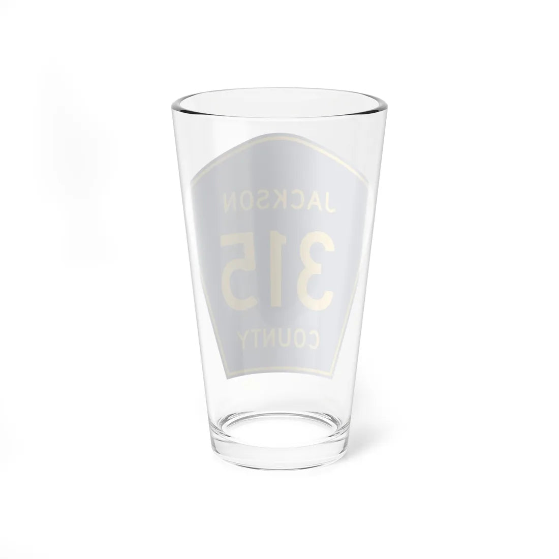 Jackson County Route 315 AR (Arkansas) (Road Sign) Pint Glass 16oz - Go Mug Yourself