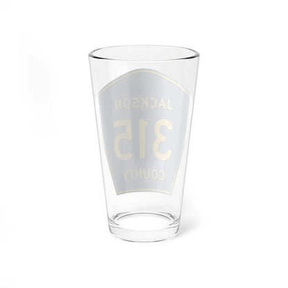 Jackson County Route 315 AR (Arkansas) (Road Sign) Pint Glass 16oz - Go Mug Yourself