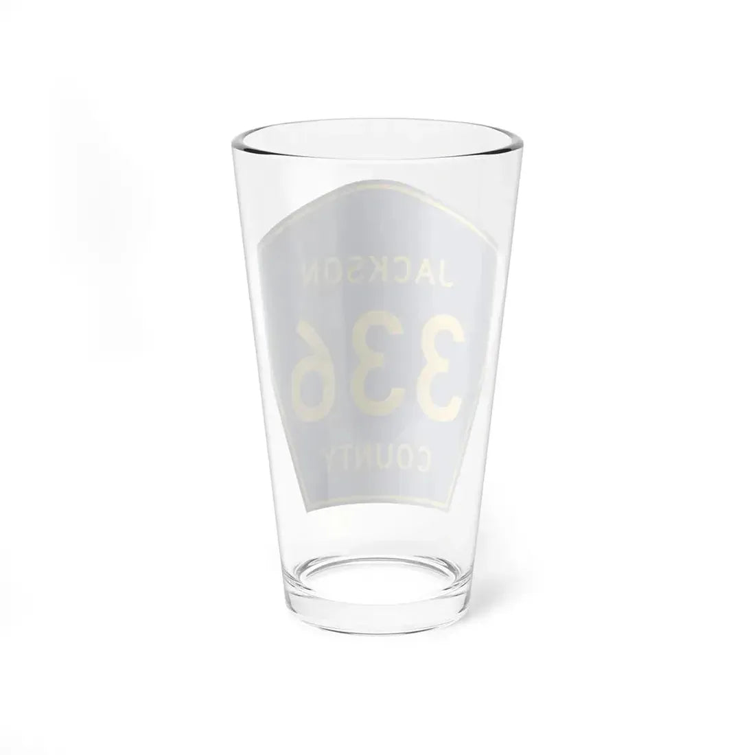 Jackson County Route 336 AL (Alabama) (Road Sign) Pint Glss 16oz - Go Mug Yourself