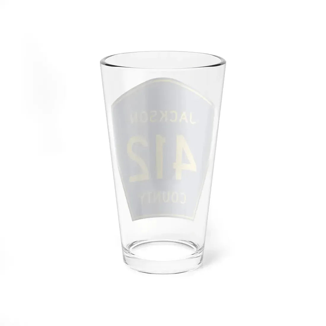 Jackson County Route 412 AL (Alabama) (Road Sign) Pint Glss 16oz - Go Mug Yourself