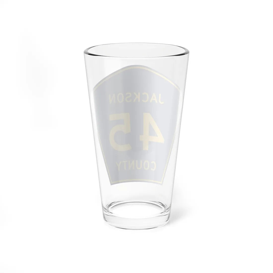 Jackson County Route 45 AR (Arkansas) (Road Sign) Pint Glass 16oz - Go Mug Yourself
