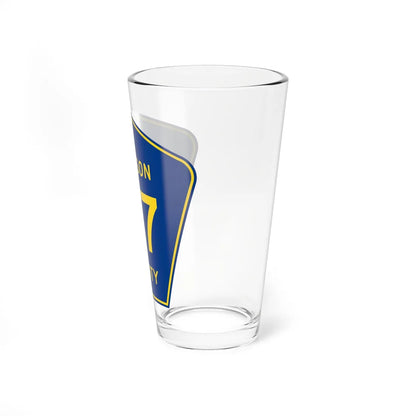 Jackson County Route 47 AR (Arkansas) (Road Sign) Pint Glass 16oz - Go Mug Yourself