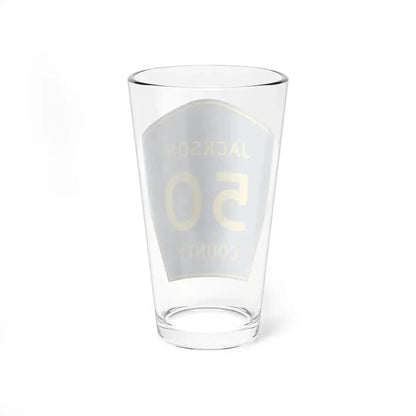 Jackson County Route 50 AL (Alabama) (Road Sign) Pint Glass 16oz - Go Mug Yourself