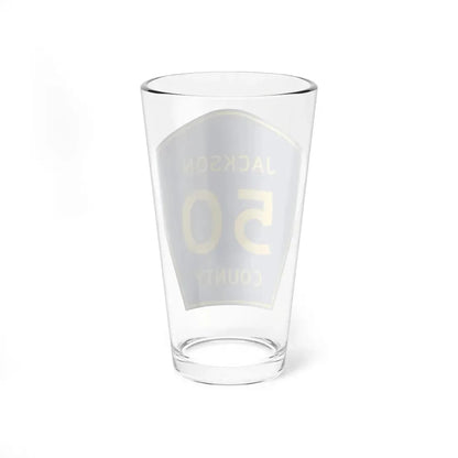 Jackson County Route 50 AL (Alabama) (Road Sign) Pint Glss 16oz - Go Mug Yourself