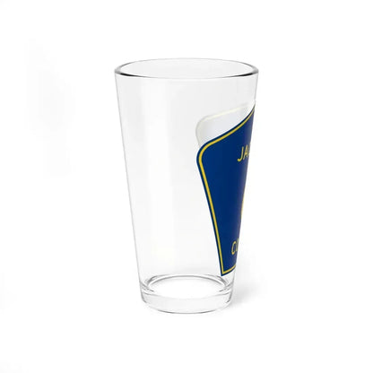 Jackson County Route 6 AL (Alabama) (Road Sign) Pint Glass 16oz - Go Mug Yourself