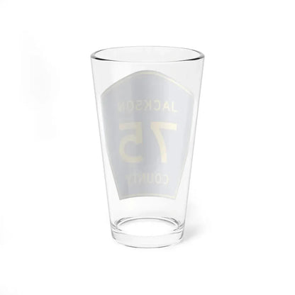 Jackson County Route 75 AL (Alabama) (Road Sign) Pint Glss 16oz - Go Mug Yourself
