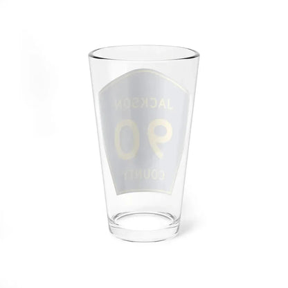 Jackson County Route 90 AL (Alabama) (Road Sign) Pint Glss 16oz - Go Mug Yourself