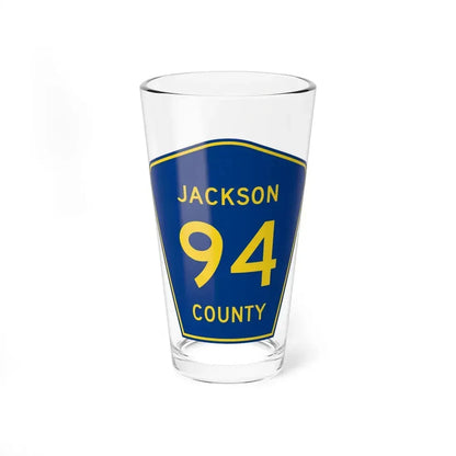 Jackson County Route 94 AL (Alabama) (Road Sign) Pint Glass 16oz 16oz - Go Mug Yourself