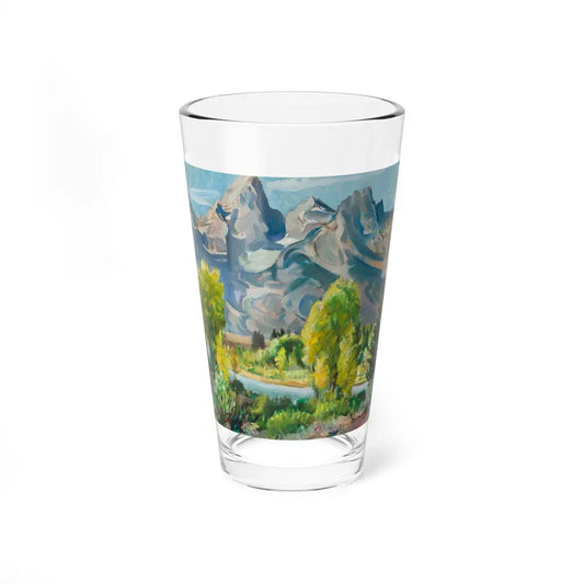 Jackson Hole, Wyoming, 1962 - Pint Glass 16oz 16oz - Go Mug Yourself