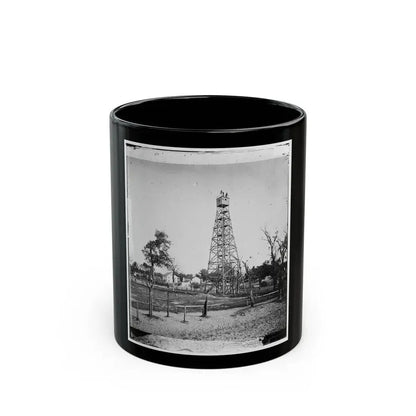 Jacksonville, Fla.  Signal Tower (U.S. Civil War) Black Coffee Mug 11oz - Go Mug Yourself