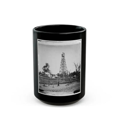 Jacksonville, Fla.  Signal Tower (U.S. Civil War) Black Coffee Mug 15oz - Go Mug Yourself