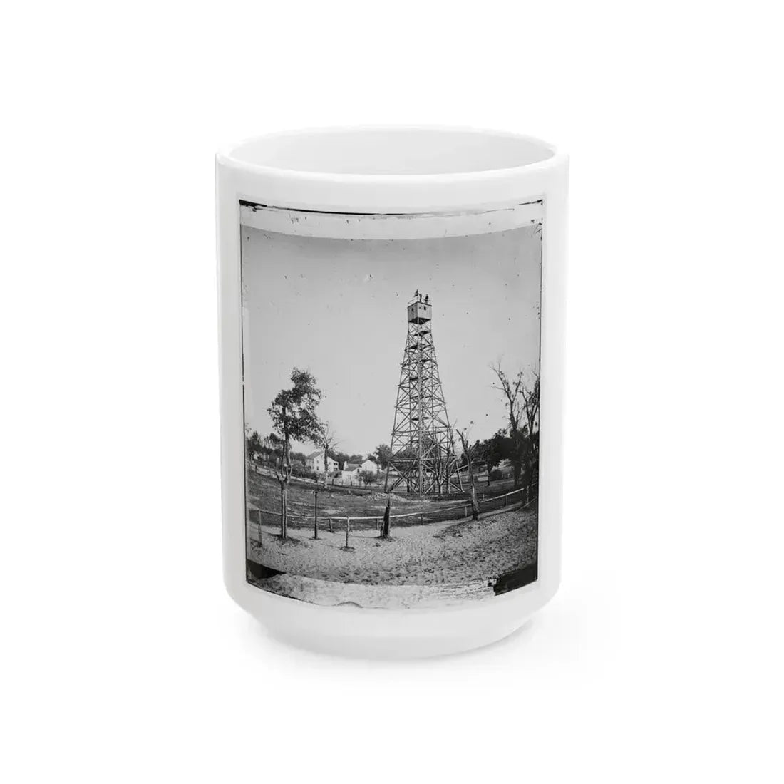 Jacksonville, Fla.  Signal Tower (U.S. Civil War) White Coffee Mug 15oz - Go Mug Yourself