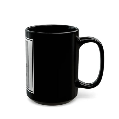 Jacob Labinsky (Lawinsky, Levinsky), Union Private In The 32nd Indiana Regiment, Full-Length Portrait, Seated, Facing Front (U.S. Civil War) Black Coffee Mug - Go Mug Yourself
