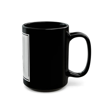 Jacob M. Rife, Captain, 7th West Virginia Cavalry, Head-And-Shoulders Portrait, Wearing Uniform, Facing Left (U.S. Civil War) Black Coffee Mug - Go Mug Yourself