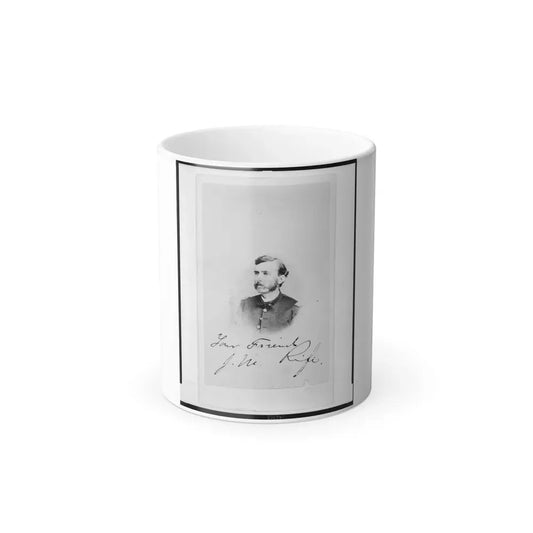 Jacob M. Rife, Captain, 7Th West Virginia Cavalry, Head-and-Shoulders Portrait, Wearing Uniform, Facing Left (U.S. Civil War) Color Changing Coffee Mug 11oz Default Title 11oz - Go Mug Yourself