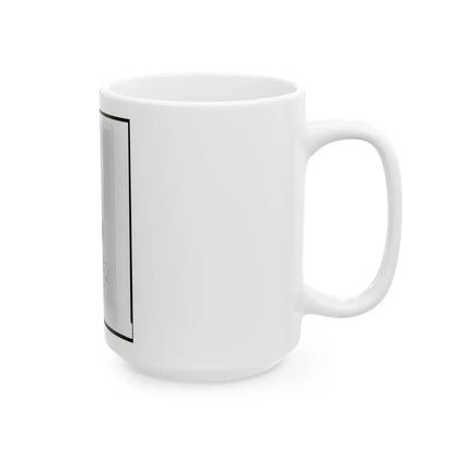 Jacob M. Rife, Captain, 7th West Virginia Cavalry, Head-And-Shoulders Portrait, Wearing Uniform, Facing Left (U.S. Civil War) White Coffee Mug - Go Mug Yourself