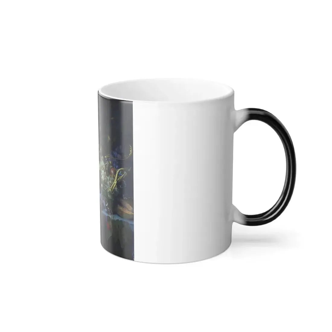 Jacob van Walscapelle (1644-1727) Stilleven met vruchten - oil on canvas - Color Changing Mug 11oz - Go Mug Yourself
