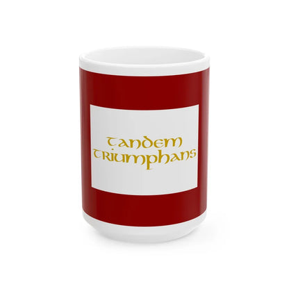 Jacobite Standard 1745 (Ireland) White Coffee Mug 15oz - Go Mug Yourself