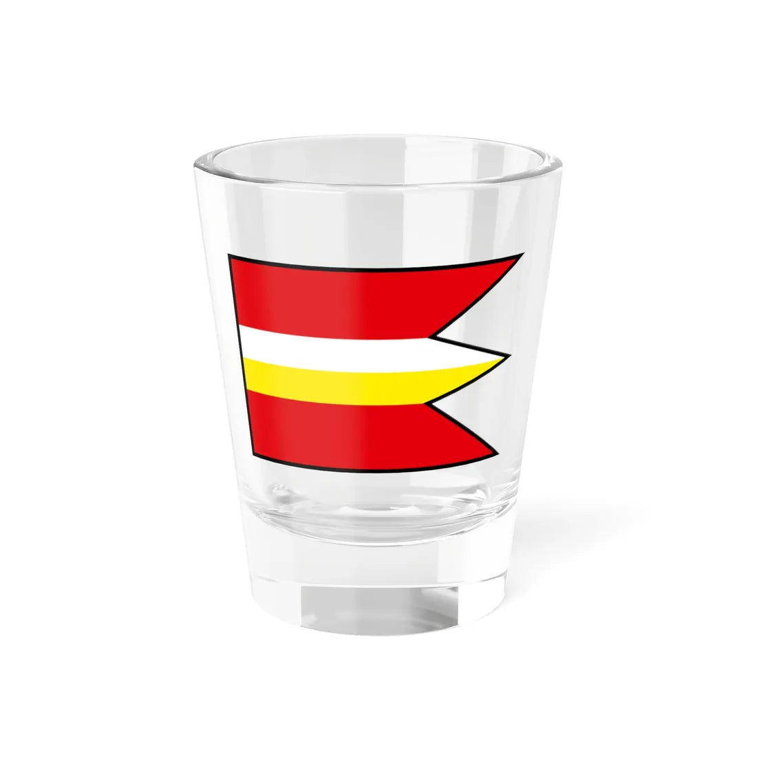 Jacovce Topolcany Flag (Slovakia) Shot Glass 1.5oz 1.5oz - Go Mug Yourself