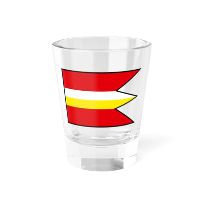 Jacovce Topolcany Flag (Slovakia) Shot Glass 1.5oz 1.5oz - Go Mug Yourself