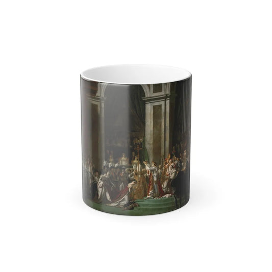 Jacques-Louis David (1748-1825) Coronation of Emperor Napoleon I and Coronation of the Empress Josephine-0 - Color Changing Mug 11oz 11oz - Go Mug Yourself