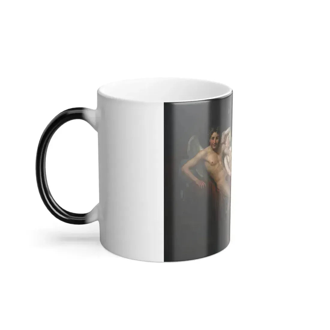 Jacques-Louis David (1748-1825) Cupid and Psyche - Oil on Canvas 1817 - Color Changing Mug 11oz - Go Mug Yourself