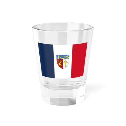 Jacques Soustelles car flag (Algeria) Shot Glass 1.5oz 1.5oz - Go Mug Yourself