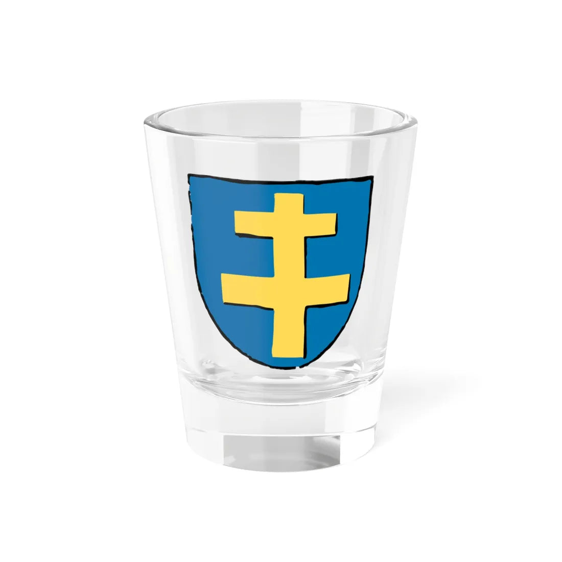 Jagajła Bojča. Ягайла Бойча XV (Poland) (Coat of Arms) Shot Glass 1.5oz 1.5oz - Go Mug Yourself