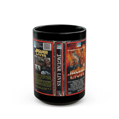JAGUAR LIVES (VHS COVER) - Black Coffee Mug 15oz - Go Mug Yourself