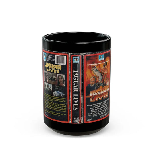JAGUAR LIVES (VHS COVER) - Black Coffee Mug 15oz - Go Mug Yourself