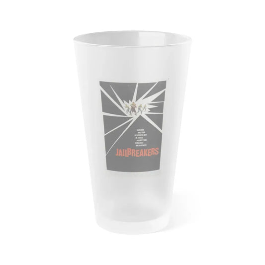 JAILBREAKERS 1960 Movie Poster - Frosted Pint Glass 16oz 16oz Frosted - Go Mug Yourself