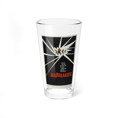 JAILBREAKERS 1960 Movie Poster - Pint Glass 16oz-16oz-Go Mug Yourself