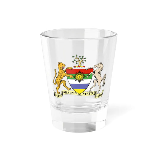 Jaipur State CoA - colourised (India) (Coat of Arms) Shot Glass 1.5oz 1.5oz - Go Mug Yourself