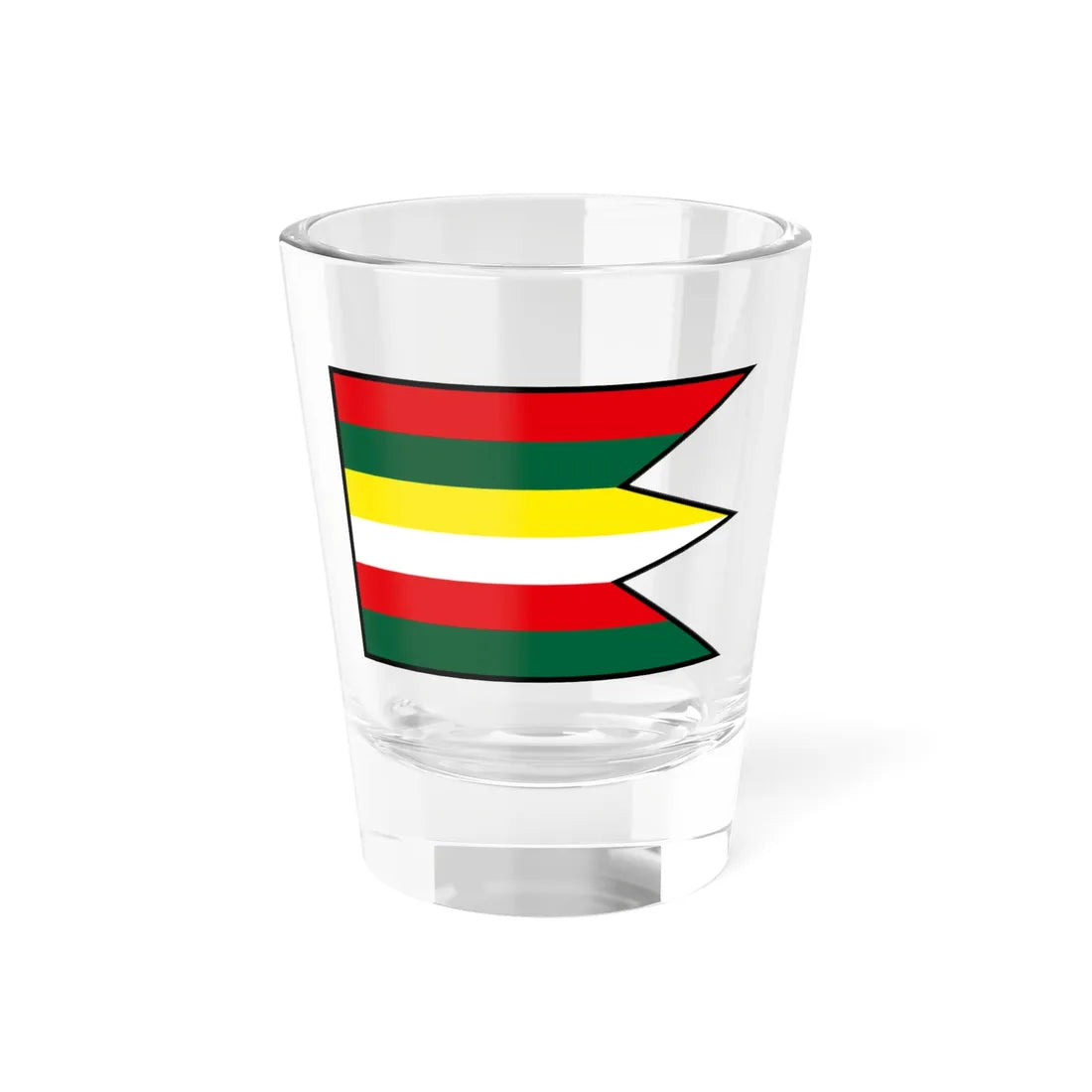 Jakovany Sabinov Flag (Slovakia) Shot Glass 1.5oz 1.5oz - Go Mug Yourself
