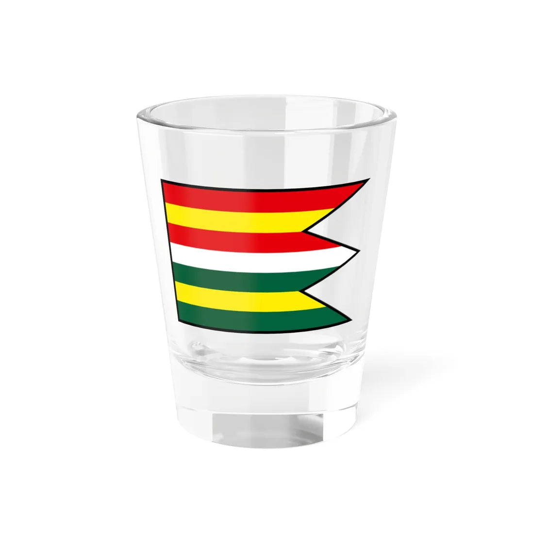Jakubov Malacky Flag (Slovakia) Shot Glass 1.5oz 1.5oz - Go Mug Yourself